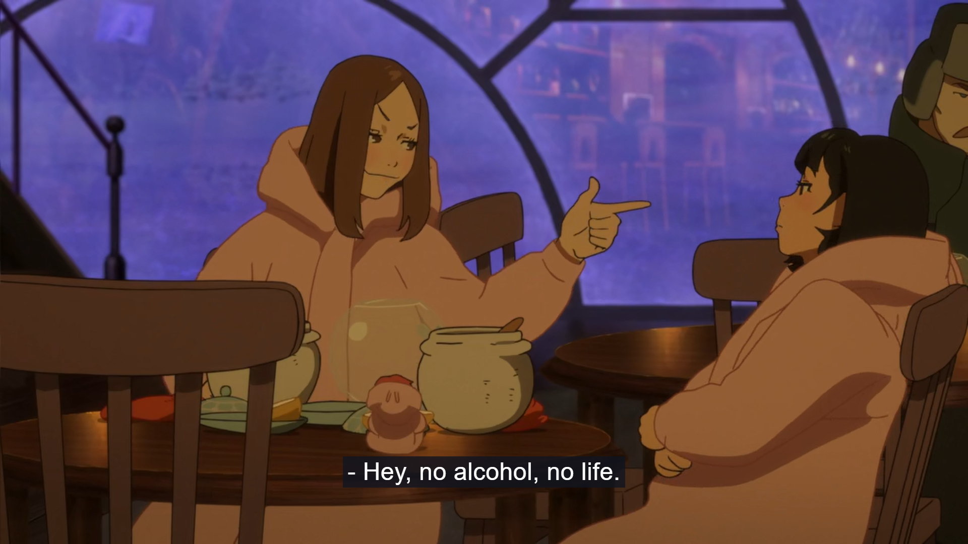 Screenshot from The Wonderland film (2019), no alcohol, no life